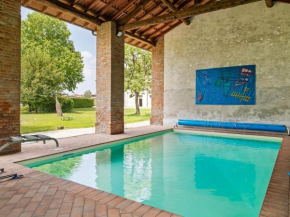 Typical farmhouse with heated pool